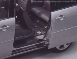 Mazda 5: Ширина проема задней сдвижной двери составляет 700мм