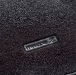 Коврики салонные, велюр стандартные for vehicles with MT, black, with Mazda2 logo - DD70V0320A