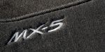 Коврики салонные, велюр люкс, черные, с логотипом Mazda MX-5 - NG37V0320A