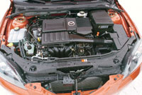 Mazda3: Шестнадцатиклапанный мотор 1.6 отличается бодрым нравом, но не самым приятным голосом