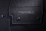 Коврики салонные, резиновые черные с логотипом Mazda2 - DF71V0351C
